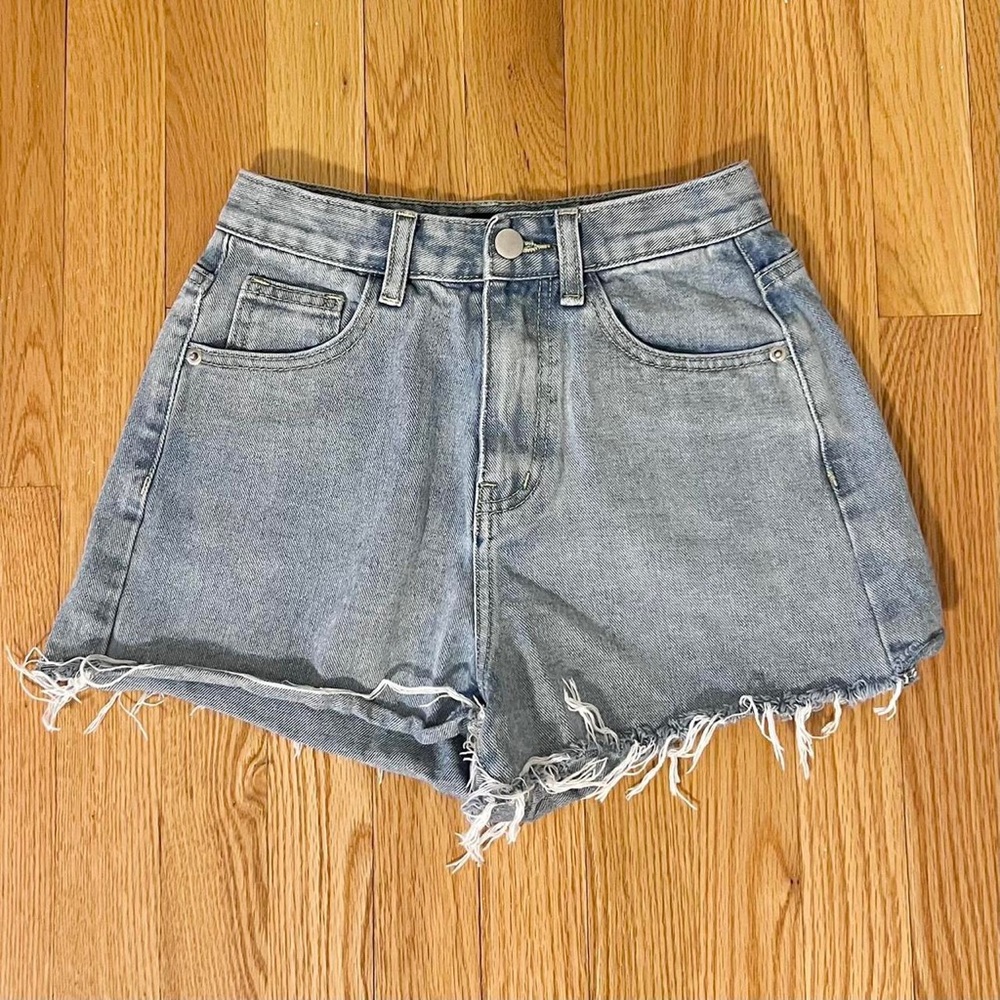 Denim shorts